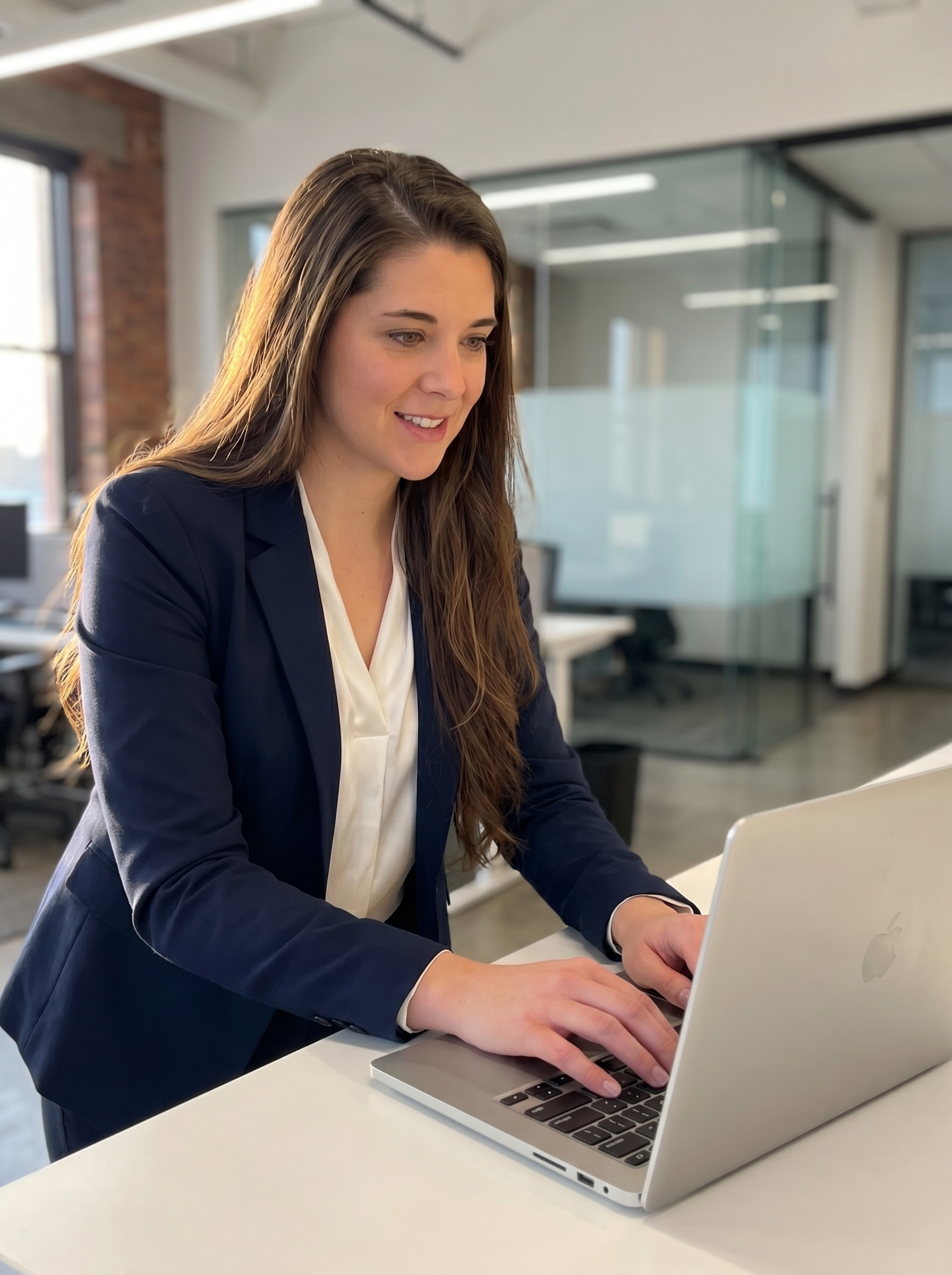 Amy Mellinger working on Phoenix Strategic Consulting.